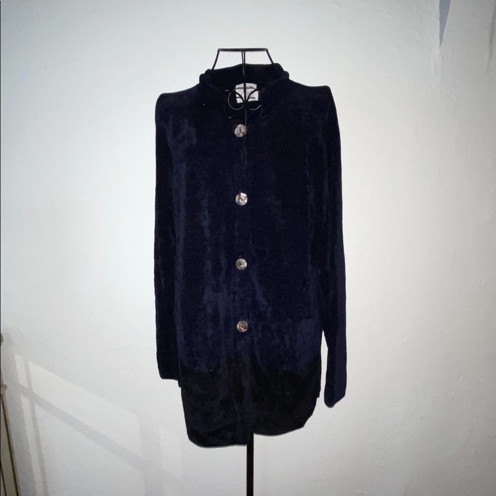 Margaret O’Leary - chenille cardigan